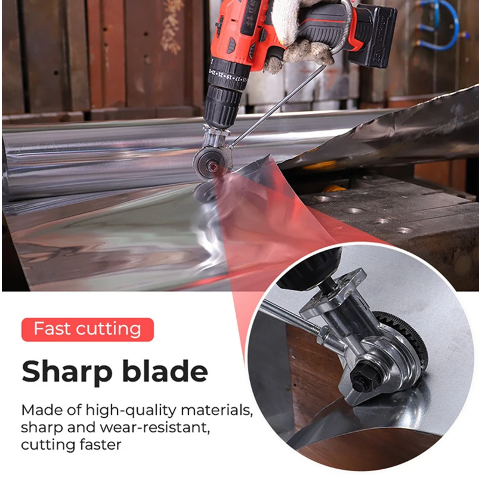 Electric Drill Plate Cutter